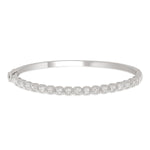 Beautiful Pave Diamond Designer 14k White Gold Bracelet Gift