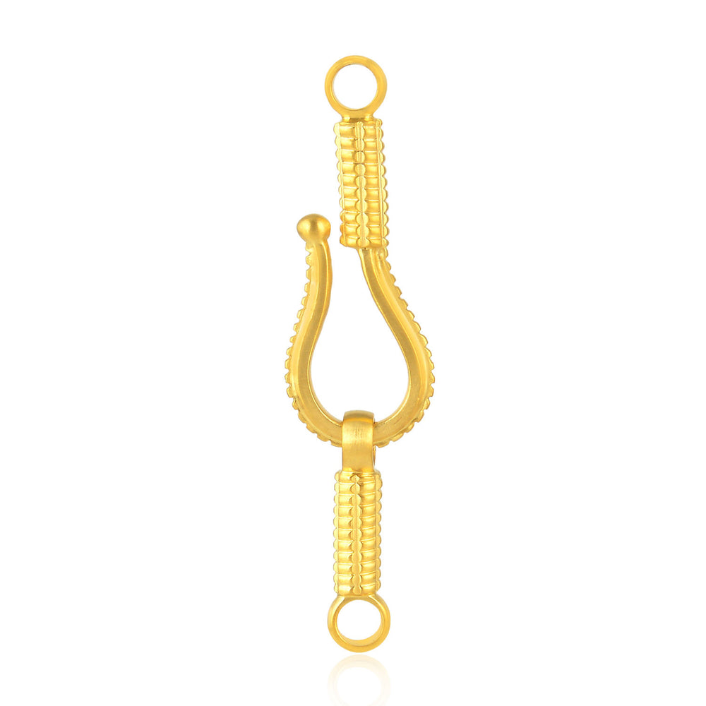 18K Yellow Gold Lock Finding – Premium Jewelry Clasp Accessory