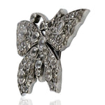 Natural Topaz Stone Butterfly Design Spacer Findings In Sterling Silver