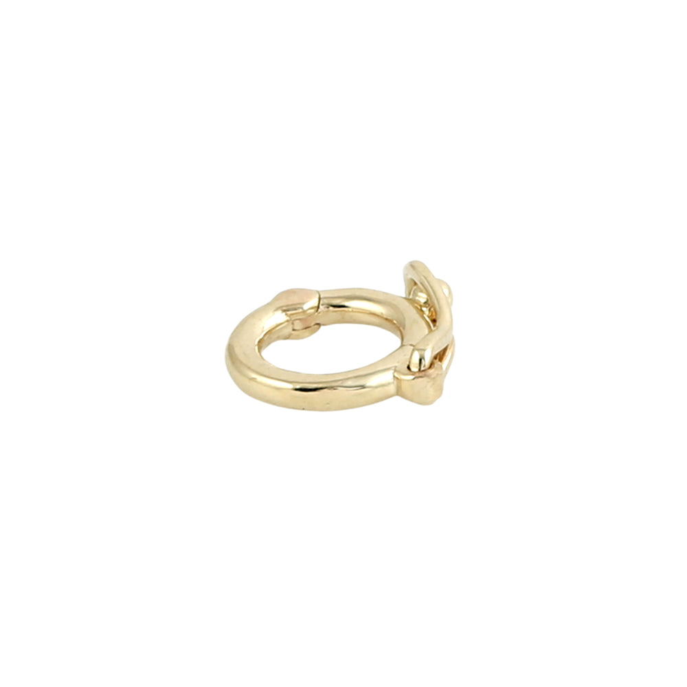 Gold Enhancer Bail / Charm Holder in 14K Yellow Gold