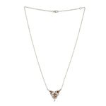 Ice Diamond Designer Pendant In 18k White Gold Necklace