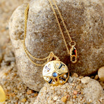 Natural Moonstone Baguette Multiple Gemstone Diamond Pendant 18k Yellow Gold Chain Necklace
