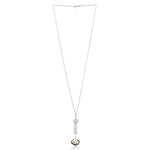 Pearl South Sea Diamond Pearl Beads Planet Design 925 Silver Chain Necklace On Sale