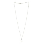 Diamond Chain Necklace 14k White Gold Handmade Jewelry