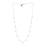 Natural Diamond By The Yard 18k Gold Necklace