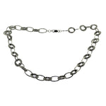 925 Sterling Silver Long Chain NecklaceWomen Fashion Jewelry