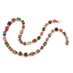 Multicolor Tourmaline Choker Necklace In 18k Yellow Gold For Her
