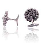 Diamond 925 Sterling Silver Designer Cufflinks Jewelry Gift
