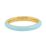 14k Yellow Gold Enamel Band Ring Handmade Jewelry For Gift