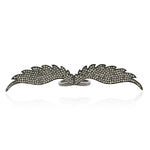 Pave Diamond Angel Wing Ring 925 Sterling Silver Jewelry