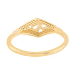 18k Yellow Gold Baguette Diamond Band Ring Gift Jewelry