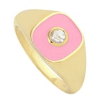 Natural Diamond Band Ring 14k Yellow Gold Diamond Jewelry