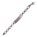 Pave Diamond 925 Sterling Silver Handmade Chain BraceletJewelry Gift