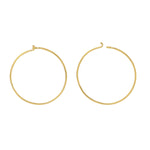 Beautiful 14k Gold Hoop Earrings Elegant Jewelry